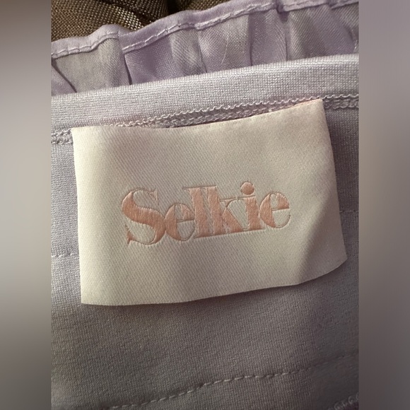 SALE!!🌸🌸Selkie Dauphine Ruffle Silk Tube Top Sleeveless Thunder Cloud Kawaii - Picture 6 of 7